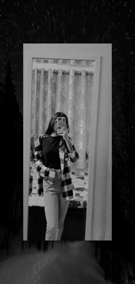 polaroid mirror selfie|hidden face mirror selfie.